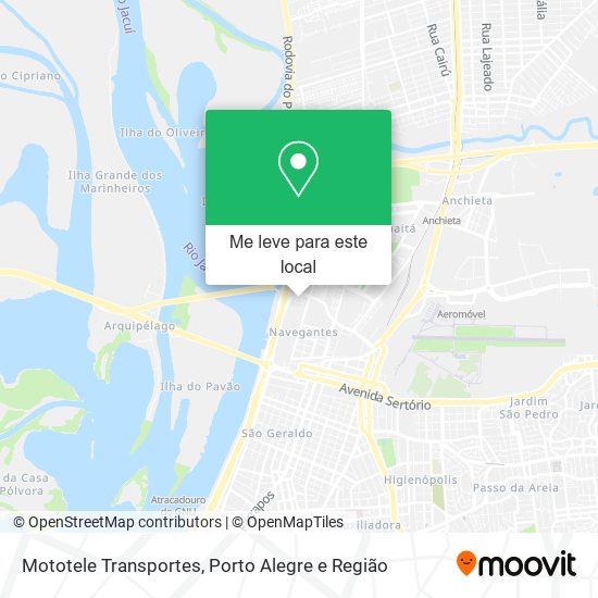 Mototele Transportes mapa