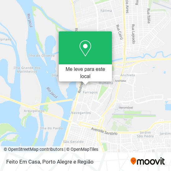 Feito Em Casa mapa