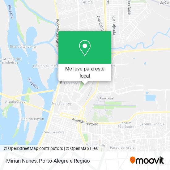 Mirian Nunes mapa