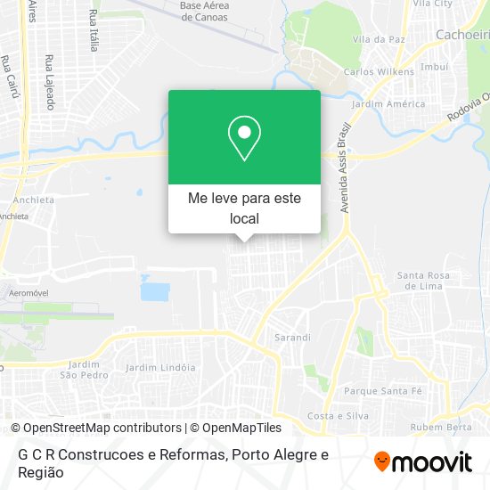 G C R Construcoes e Reformas mapa