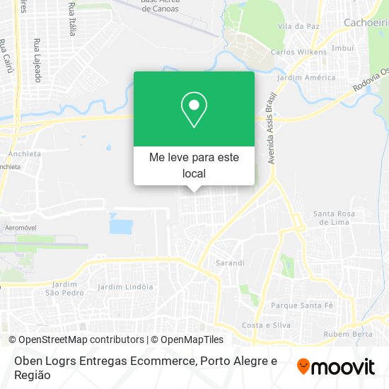 Oben Logrs Entregas Ecommerce mapa