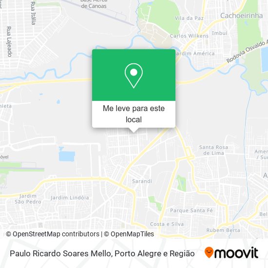 Paulo Ricardo Soares Mello mapa