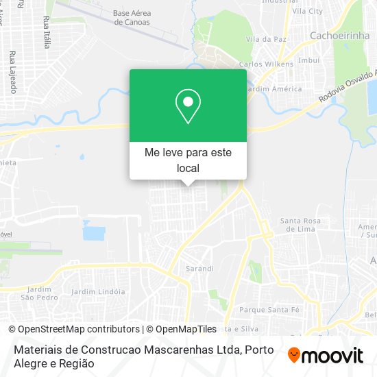 Materiais de Construcao Mascarenhas Ltda mapa