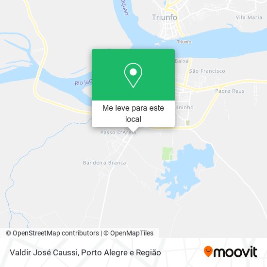 Valdir José Caussi mapa