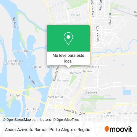 Anaor Azevedo Ramos mapa