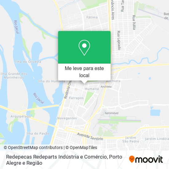 Redepecas Redeparts Indústria e Comércio mapa