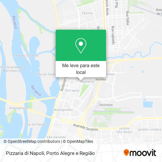 Pizzaria di Napoli mapa