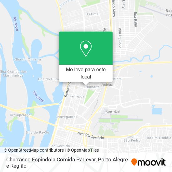 Churrasco Espindola Comida P/ Levar mapa