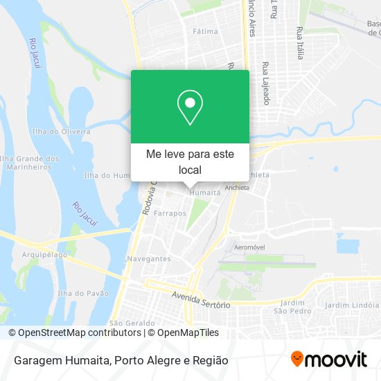 Garagem Humaita mapa