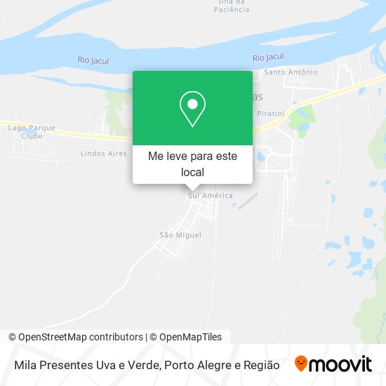 Mila Presentes Uva e Verde mapa