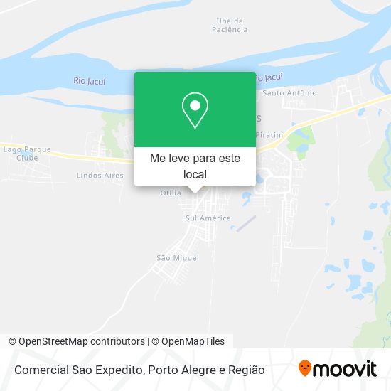 Comercial Sao Expedito mapa