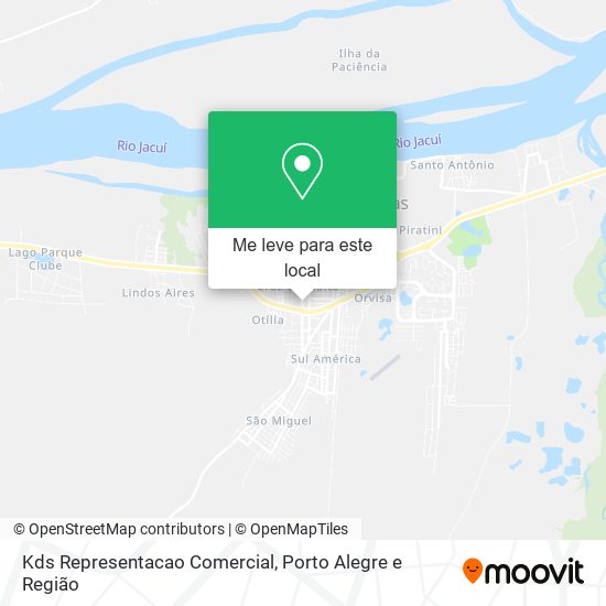 Kds Representacao Comercial mapa