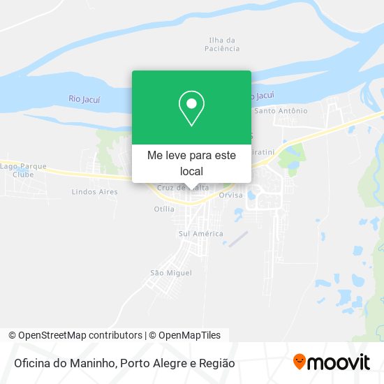 Oficina do Maninho mapa