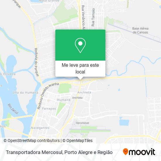 Transportadora Mercosul mapa