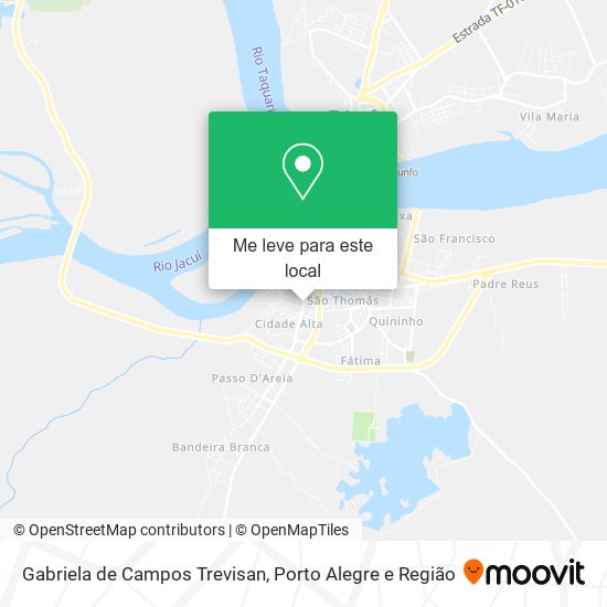 Gabriela de Campos Trevisan mapa