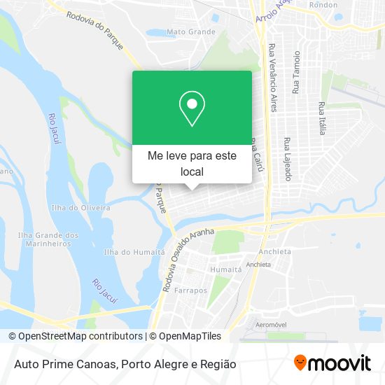 Auto Prime Canoas mapa