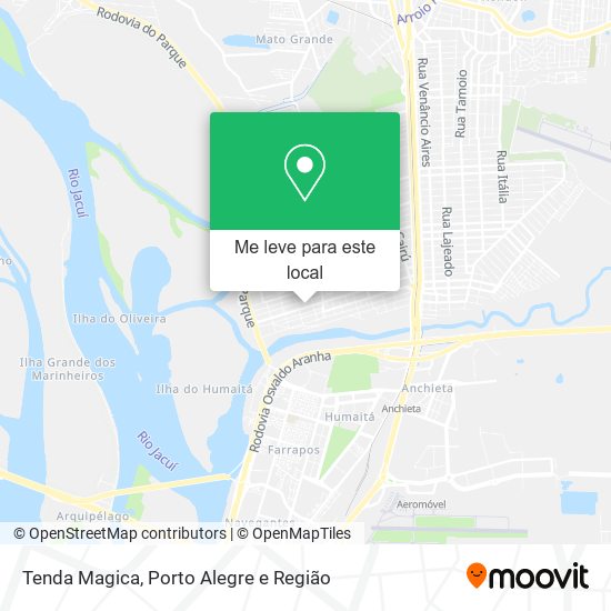 Tenda Magica mapa