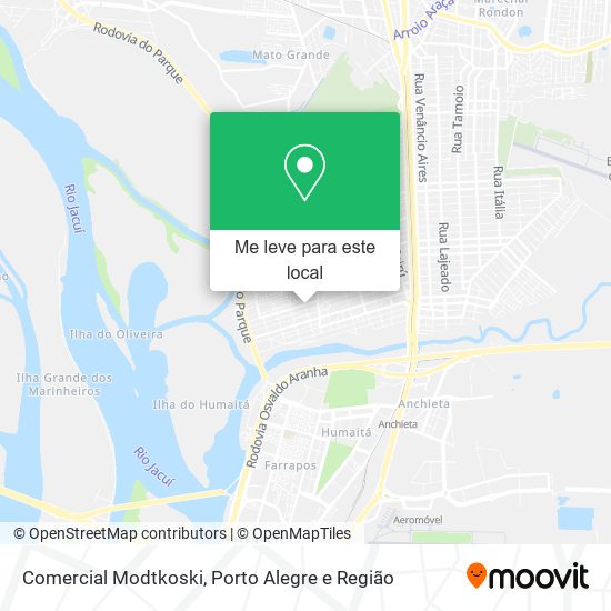 Comercial Modtkoski mapa