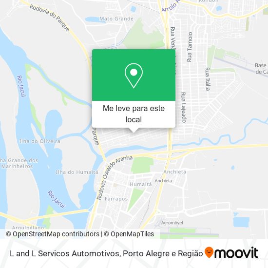 L and L Servicos Automotivos mapa