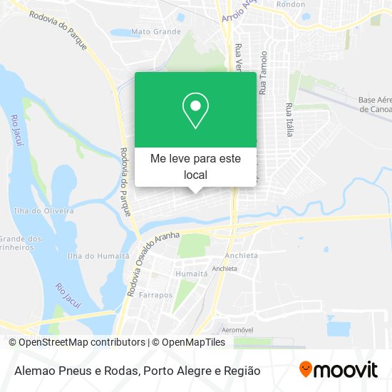 Alemao Pneus e Rodas mapa