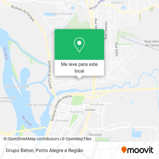 Grupo Beton mapa