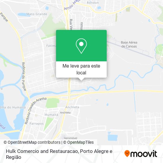 Hulk Comercio and Restauracao mapa