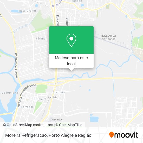 Moreira Refrigeracao mapa