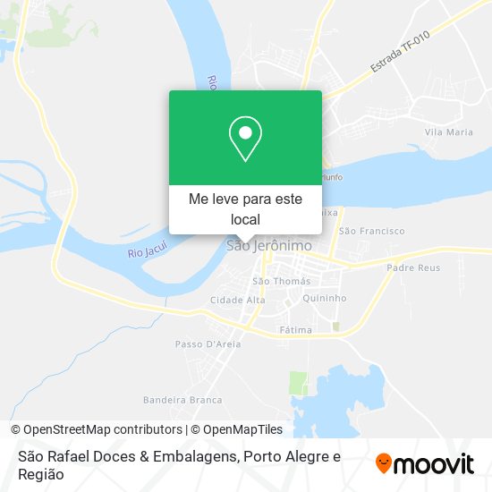 São Rafael Doces & Embalagens mapa