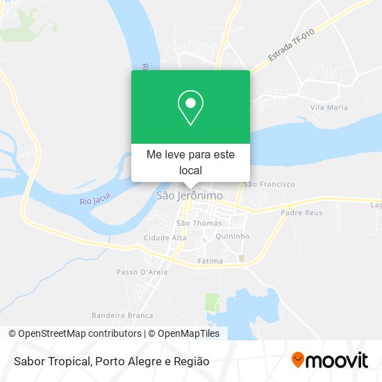 Sabor Tropical mapa