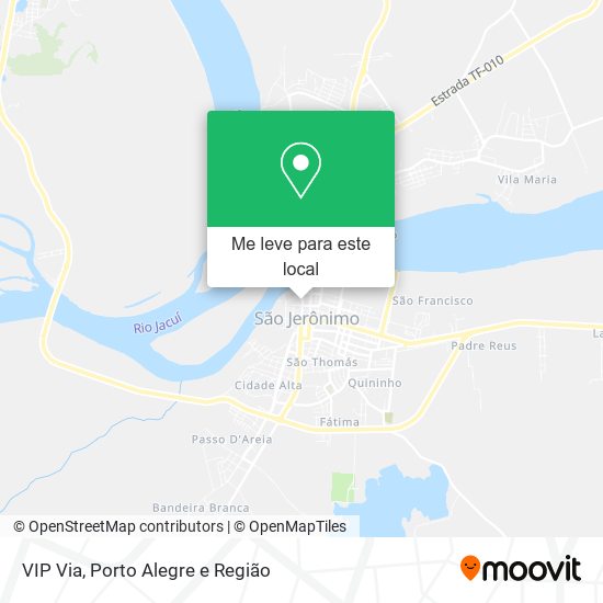 VIP Via mapa