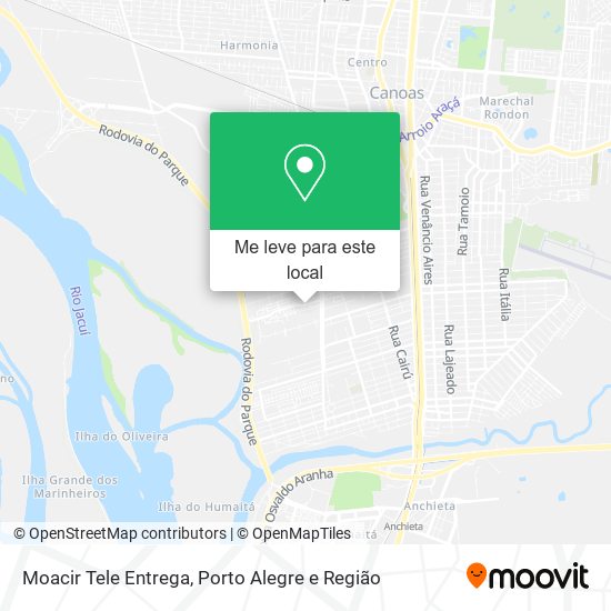 Moacir Tele Entrega mapa