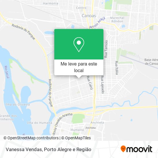 Vanessa Vendas mapa