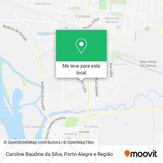 Caroline Baudine da Silva mapa