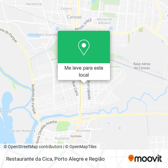 Restaurante da Cica mapa