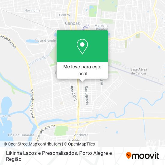 Likinha Lacos e Presonalizados mapa