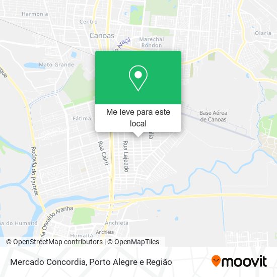 Mercado Concordia mapa