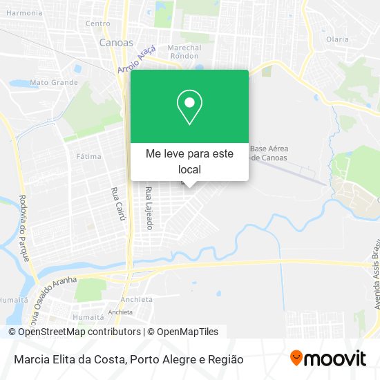 Marcia Elita da Costa mapa