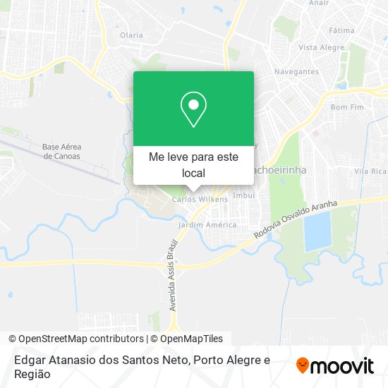 Edgar Atanasio dos Santos Neto mapa