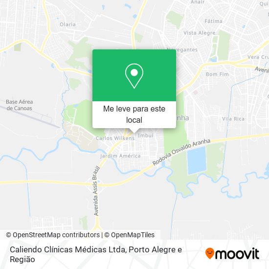 Caliendo Clínicas Médicas Ltda mapa