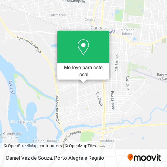 Daniel Vaz de Souza mapa