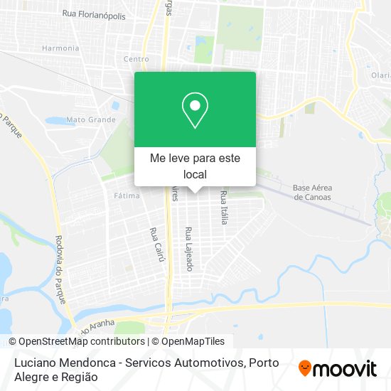Luciano Mendonca - Servicos Automotivos mapa