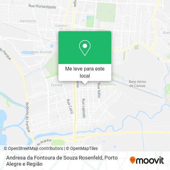 Andresa da Fontoura de Souza Rosenfeld mapa