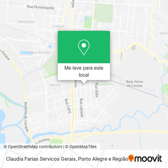 Claudia Farias Servicos Gerais mapa