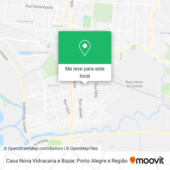 Casa Nova Vidracaria e Bazar mapa