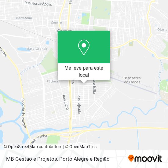 MB Gestao e Projetos mapa