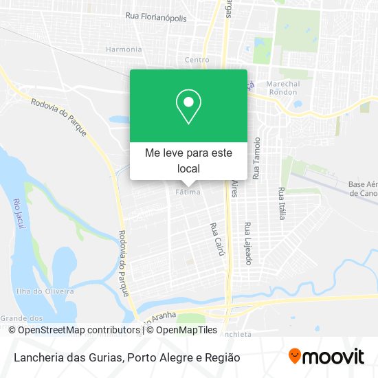 Lancheria das Gurias mapa