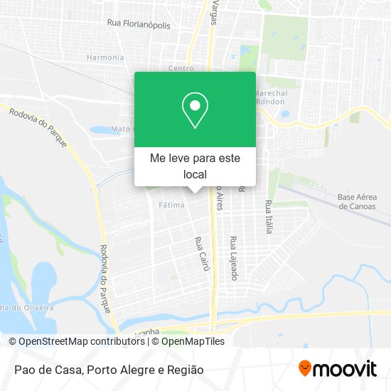 Pao de Casa mapa