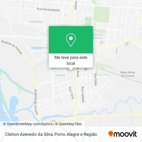 Cleiton Azevedo da Silva mapa