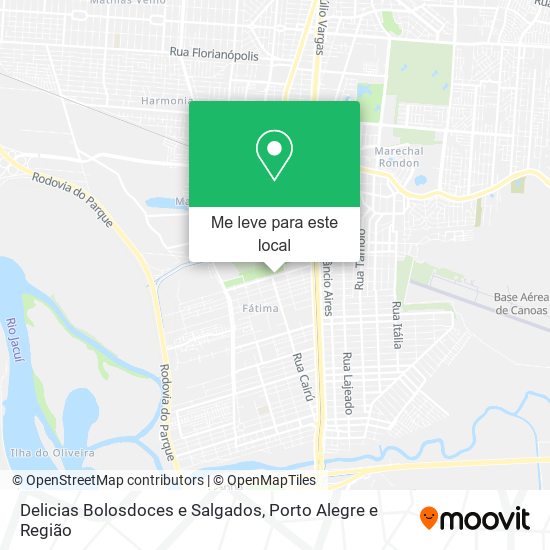 Delicias Bolosdoces e Salgados mapa