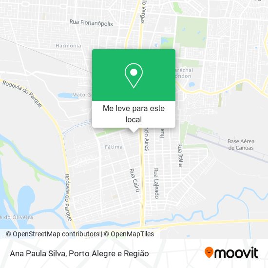 Ana Paula Silva mapa